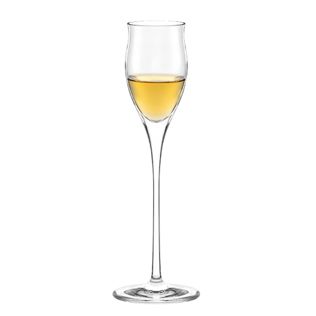 Quatrophil grappa klaas 6,5cl, H19.5cm
