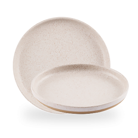 Emerge taldrik, püstise servaga 21cm beež