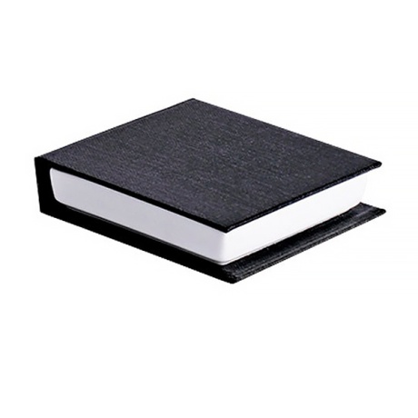 Arve alus 12x12x2,5 must kunstnahk / valge portselan