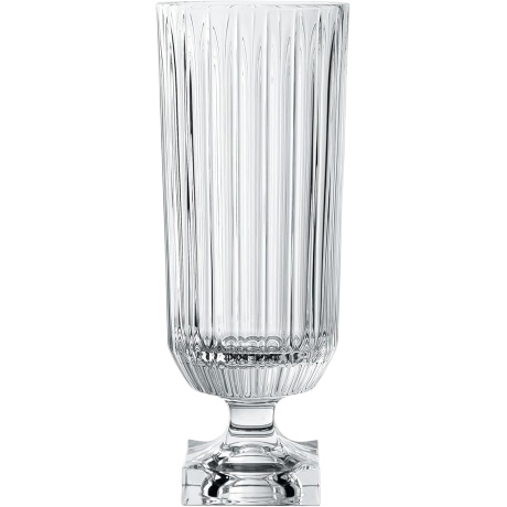 Minerva lillevaas H40,3cm D16cm, läbipaistev, kandilise jalaga