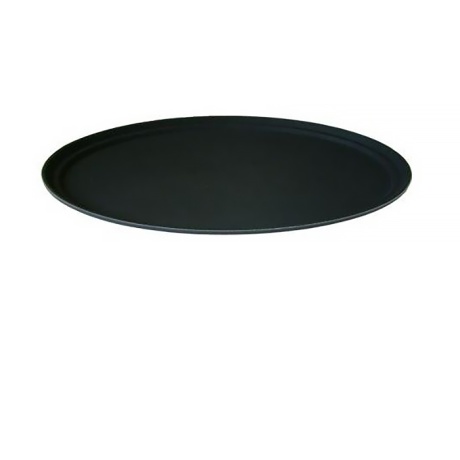 Baarikandik ovaalne 68cm must, mittelibiseva kattega