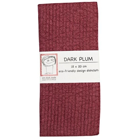 Öko majapidamislapp, Dark Plum, 18x20cm