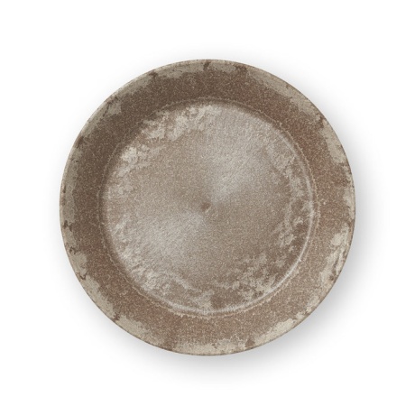 Luups, taldrik 18cm, H2.8cm, pruun