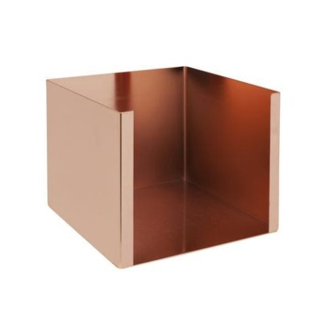 Salvrätikute hoidja 13x13x13cm, vask