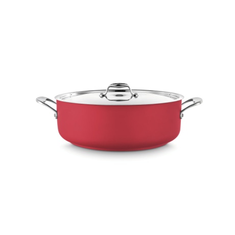 Pott Exclusive 24cm H14,0cm 5,8L poolkõrge, punane, induktsioon