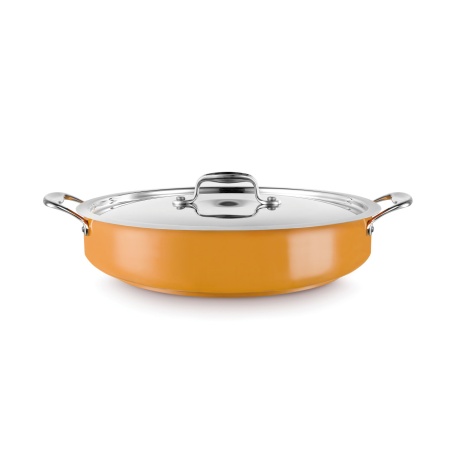 Pott Exclusive 28cm H6.5cm 3.7L madal, kollane, induktsioon