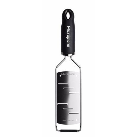 Microplane laastu riiv, Gourmet Grater, must