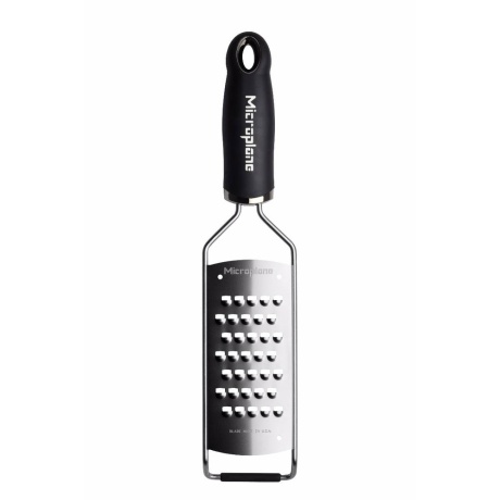 Microplane ekstra jäme riiv, Gourmet Grater, must