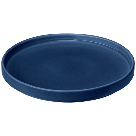 Skady taldrik 26cm matt sinine, püstise servaga
