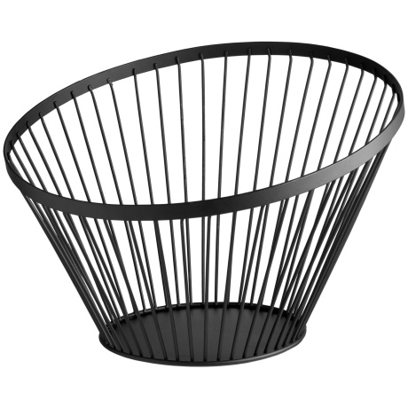 Teraskorv D30, H20.5cm, must