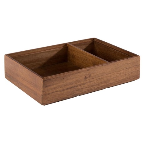 Puidust kast 2-osaline 22,5x15xH5cm akaatsia