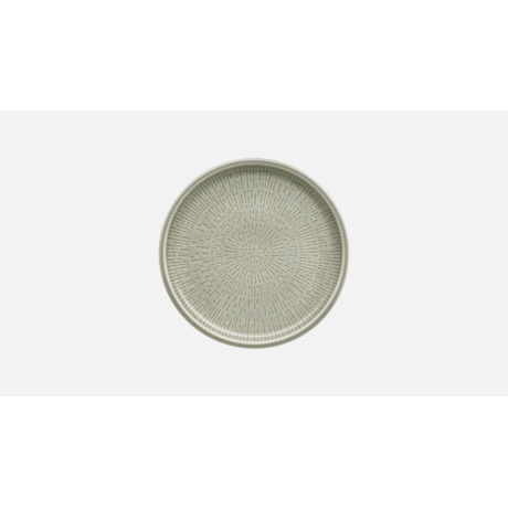 Shiro Steam taldrik coupe 17cm, struktuurmuster, hall