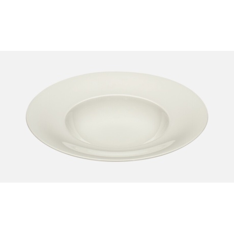 Delight sügav taldrik 28cm klassikalise servaga, valge
