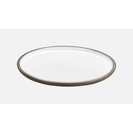 Playground Renew taldrik 22cm, valge /pruun