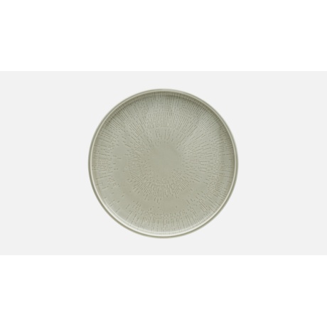 Shiro Steam taldrik coupe 26cm, struktuurmuster, hall
