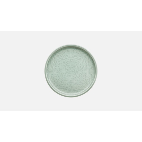 Shiro Frost taldrik coupe 17cm, struktuurmuster, sinine
