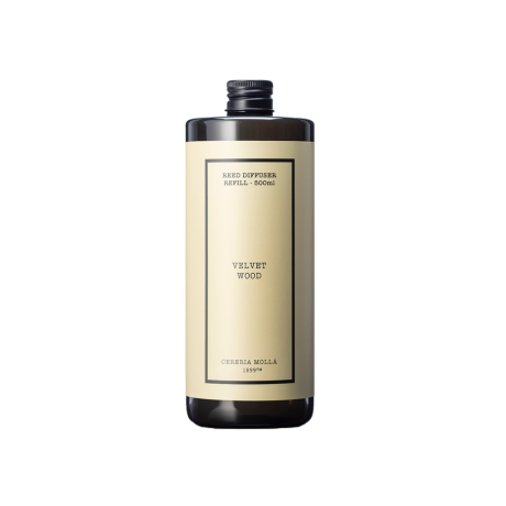 Cereria Molla, Difuuseri täitepudel Velvet Wood 500ml	