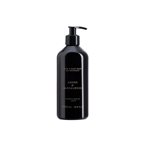 Cereria Molla, Käte & Keha Vedelseep Amber & Sandalwood 500ml		