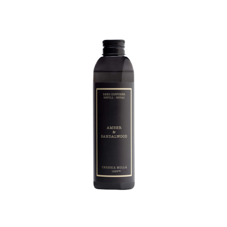 Premium difuuseri täitepudel Amber & Sandalwood 200ml			