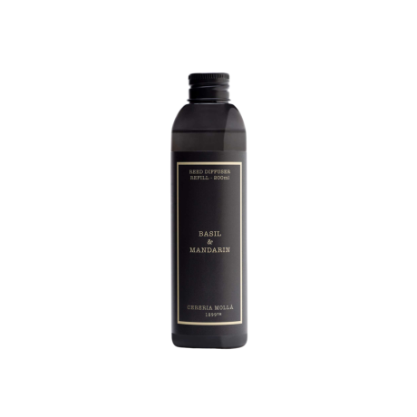 Premium difuuseri täitepudel Basil & Mandarín 200ml			