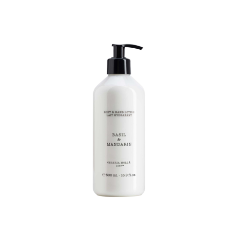 Cereria Molla, Käte-ja kehakreem Basil & Mandarín 500ml		