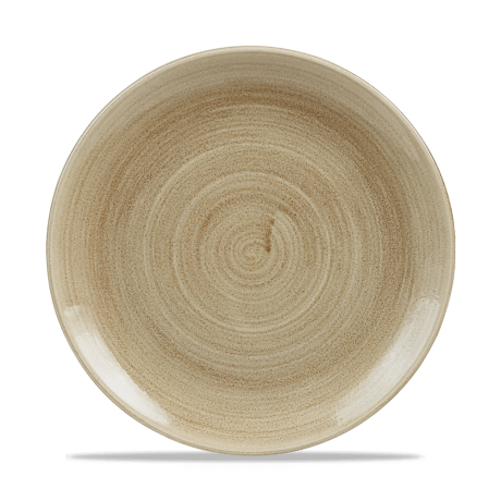 Stonecast Patina coupe taldrik 26cm, antique taupe